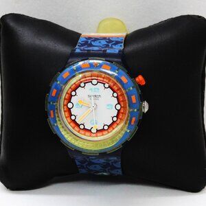 Vintage Swatch Watch Pluf Pluf Scuba